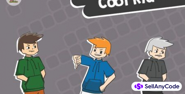 2D Platformer Character (Cool Kid)