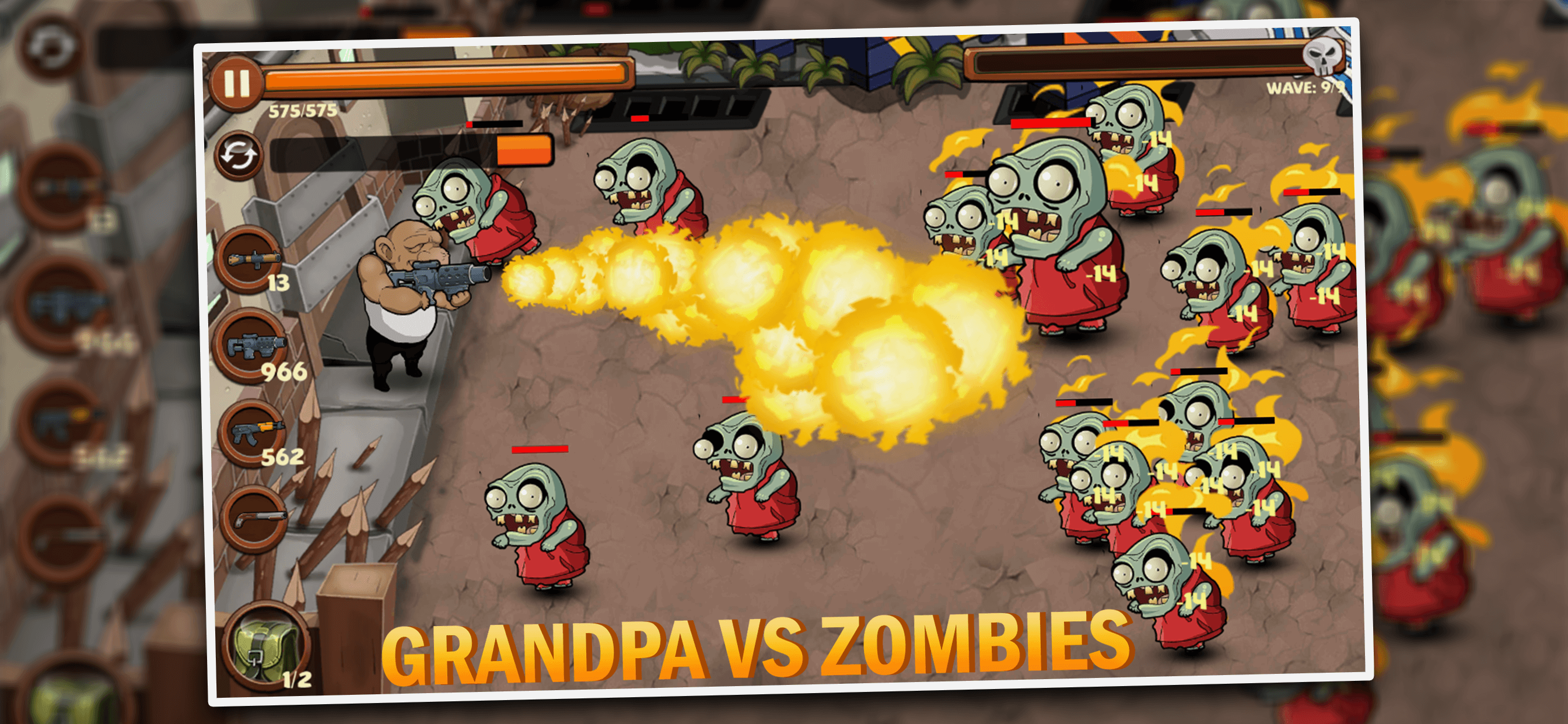 2D Zombie Age – Shooting Game