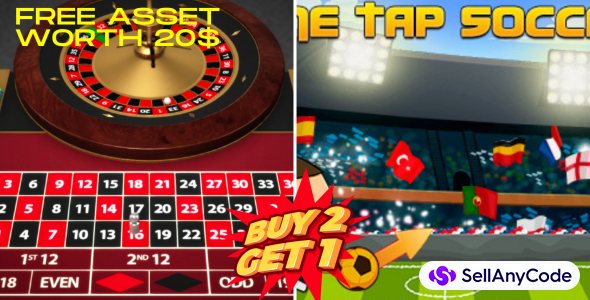 2 Games Combo + Roulette Asset Free