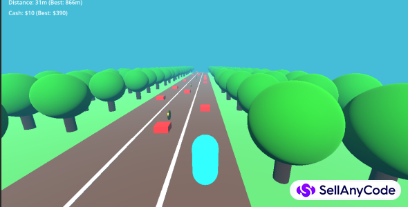 3D Endless Runner Game Template - Godot