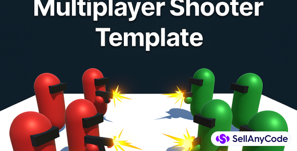 3 VS 3 Unity Multiplayer Shooter TEMPLATE