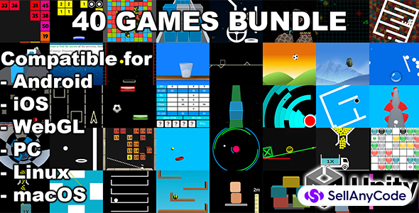 40 Games Bundle - Unity Games Ready For Release