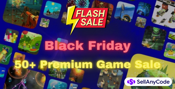 50+ Premium Unity Game Full Project Black Friday Sale