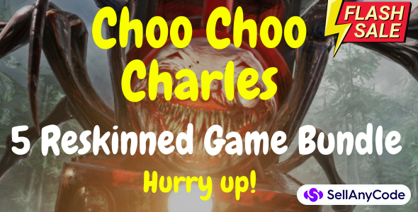 5 Choo Choo Charles Reskinned Combo