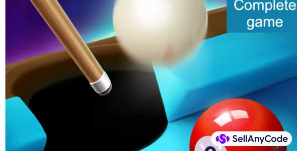 8 Ball Pool ( Billiard ) Multiplayer Completed Game