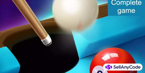 8 Ball Pool ( Billiard ) Multiplayer Completed Game