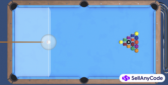 Buy and Sell Pool 8 Billiard Template Android & iOS Source Code