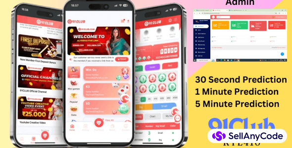 91 Club Color Prediction Game Source Code