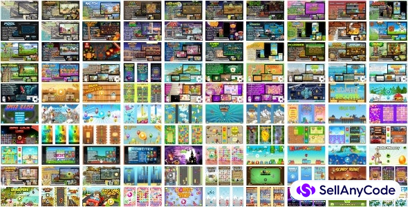 99 HTML5 GAMES SUPER BUNDLE (Construct 3 | Construct 2 | Capx)