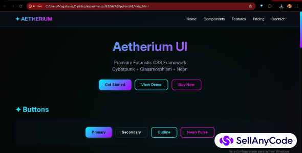AETHERIUM UI v1.0