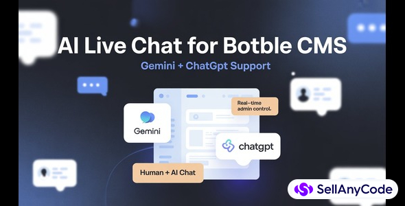 AI Live Chat Plugin For Botble CMS Gemini & ChatGPT Powered Customer Support