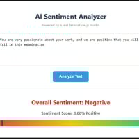 AI Text Sentiment Analyzer