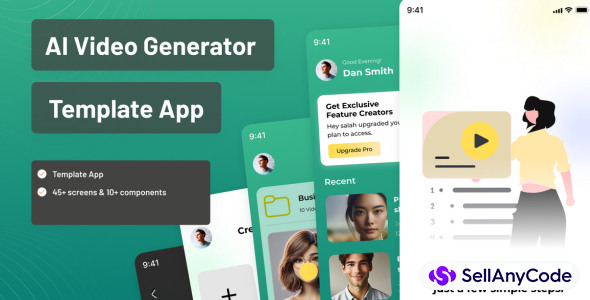 AI Video Generator Template App