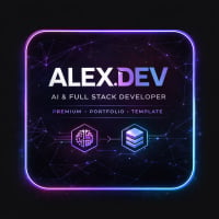 ALEXDEV Premium AI Developer Portfolio Template