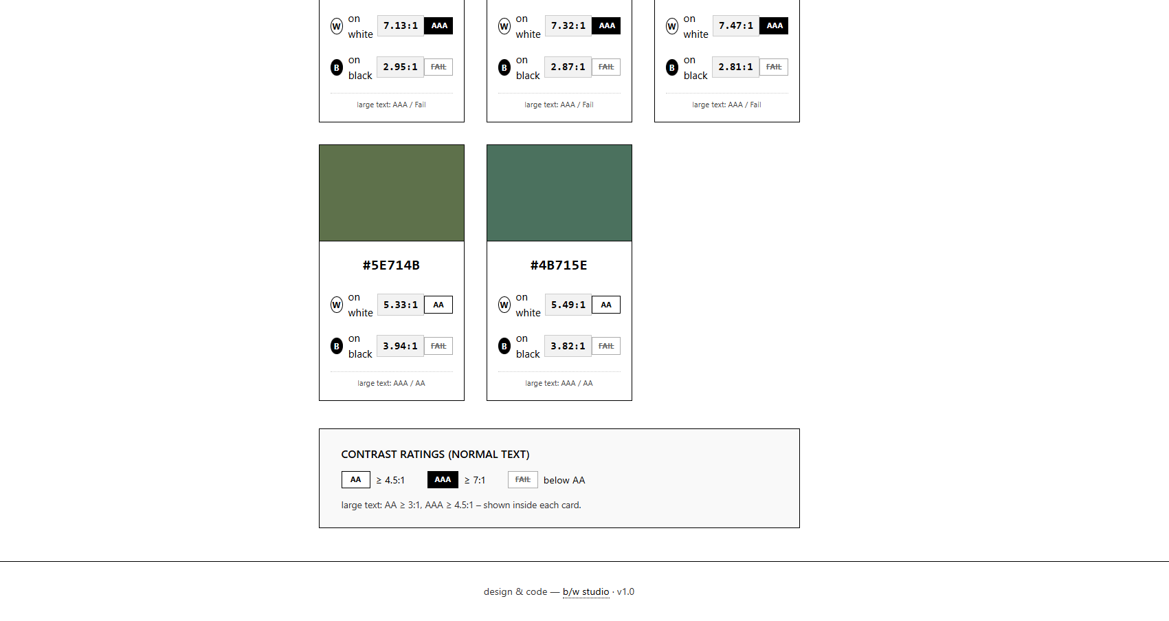 Accessible Color Palette Generator - WCAG Contrast Checker