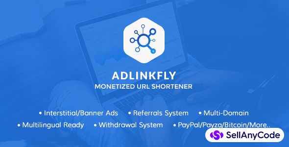 AdLinkFly - Monetized URL Shortener