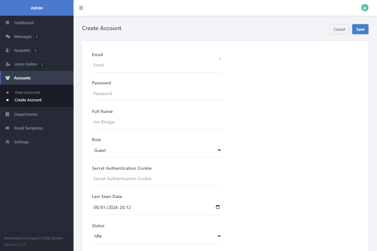 Advance Live Chat support System — screenshot 8