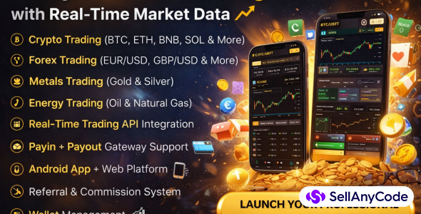 Advanced Trading Platform Source Code Crypto, Forex And Multi-Asset Trading Solution