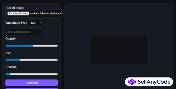 Advanced Watermark Tool (JS Script) Protect Images & Add Custom Watermarks