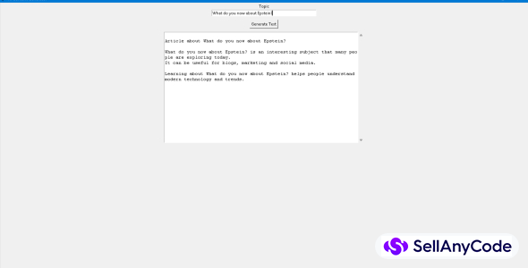 Ai content generator