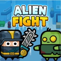 Alien Fight: Police vs Zombie