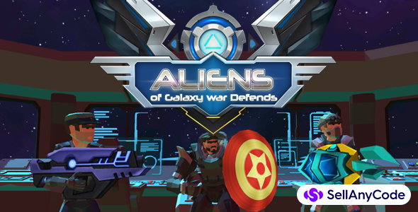 Aliens of Galaxy War Defends