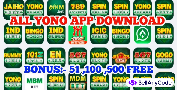 All Yono And Rummy App Download List Yono Games APK Download And Get 500 Bonus