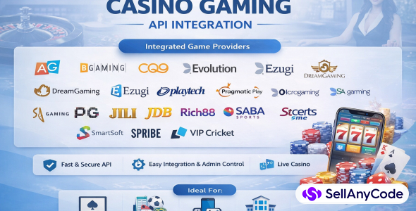 All-in-One Casino Gaming API Integration Platform - Casino Gaming API Integration