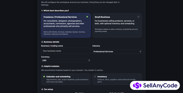 All-in-One Small Business SaaS Platform Invoicing, Quotes, Inventory, Scheduling & Reports | White-Label Source Code