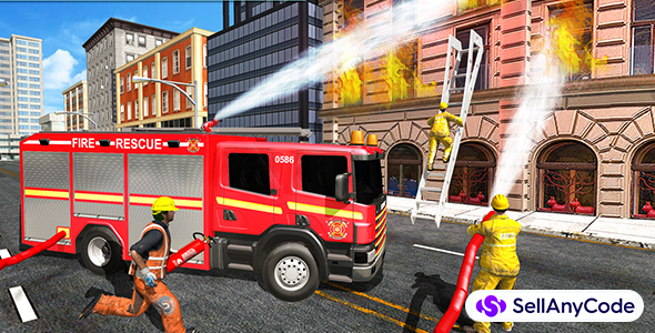 American Fire Fighter Truck : City Emergency Rescue