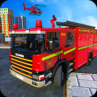 American Fire Fighter Truck : City Emergency Rescue