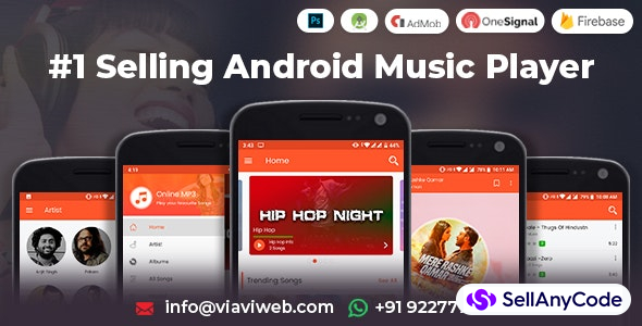Android Music Player - Online MP3 (Songs) App
