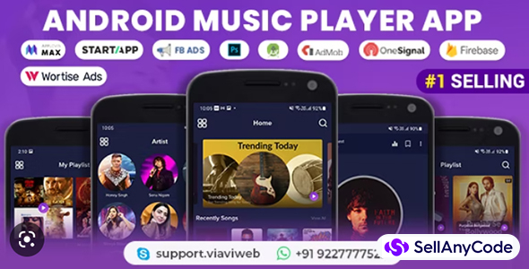 Android Music Player - Online MP3 (Songs) App