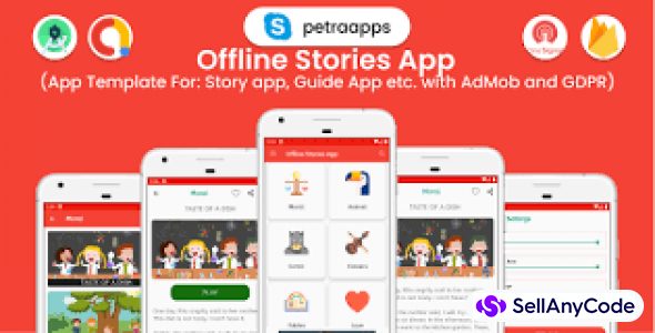 Android Offline Stories App With Offline Database And AdMob Integration