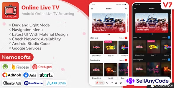 Android Online Live TV Streaming