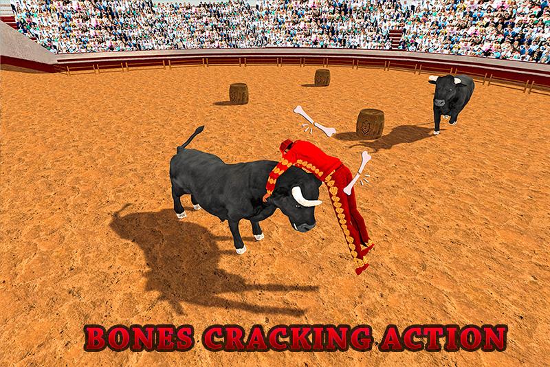 Angry Bull Fighting