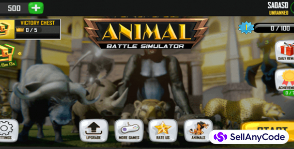 Animal Battle Simulator : Animal Battle Games 2020