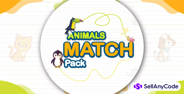 Animals Match Maze Pack