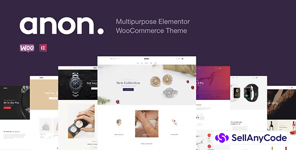 Anon - Multipurpose Elementor WooCommerce Themes