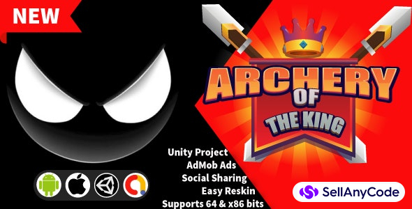 Archery of The King - Unity Game Project + Admob + Gdpr