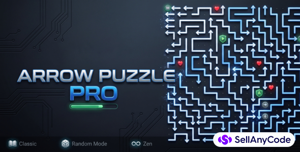 Arrow Escape: Minimalist 3D Logic Puzzle Game | Flutter Source Code