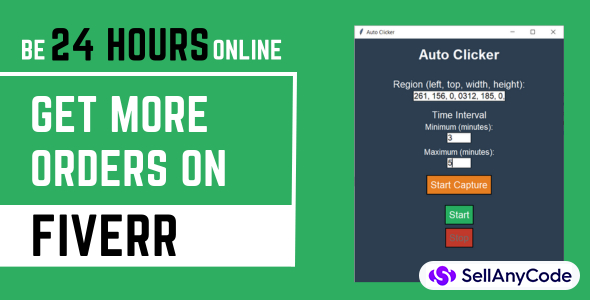 Auto Mouse Clicker for Fiverr - Boost Your Earnings!