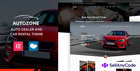 Autozone - Auto Dealer & Car Rental Theme