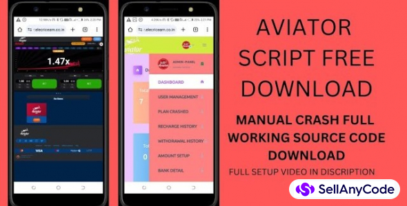Aviator Manual Plane Crash Control With Auto Payment Gateway Latest Source code