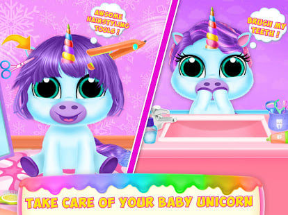 Baby Unicorn Pet Nursery Care and Dress up