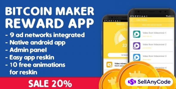 Bitcoin Maker - Reward App Android Source Code