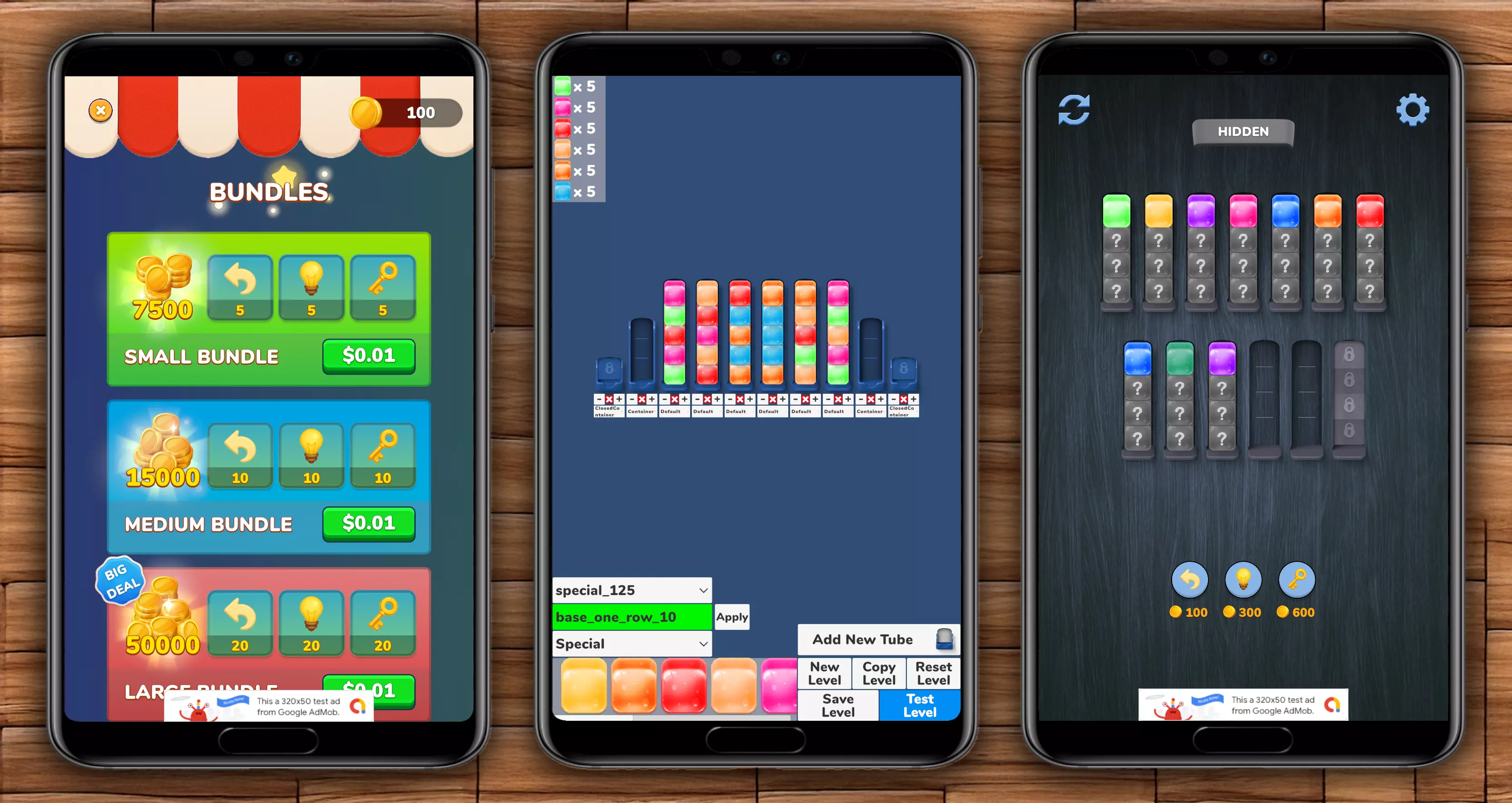 Blocks Sort Puzzle Template + Level Creator