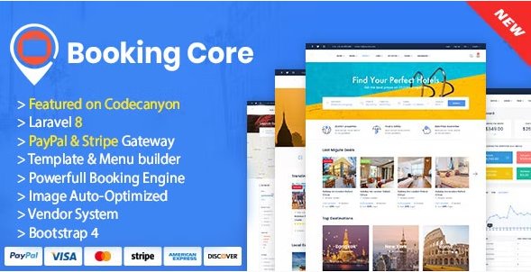 Booking Core - Make your own AIRBNB Booking System v3.5.1