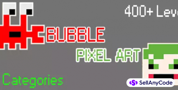 Bubble Pixel Art – Pop