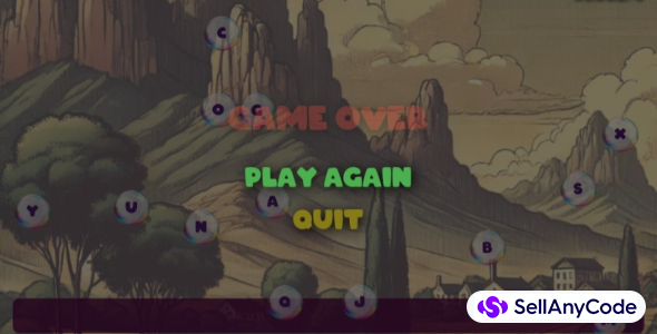 Bubble Word Game - Interactive Educational Flutter Template